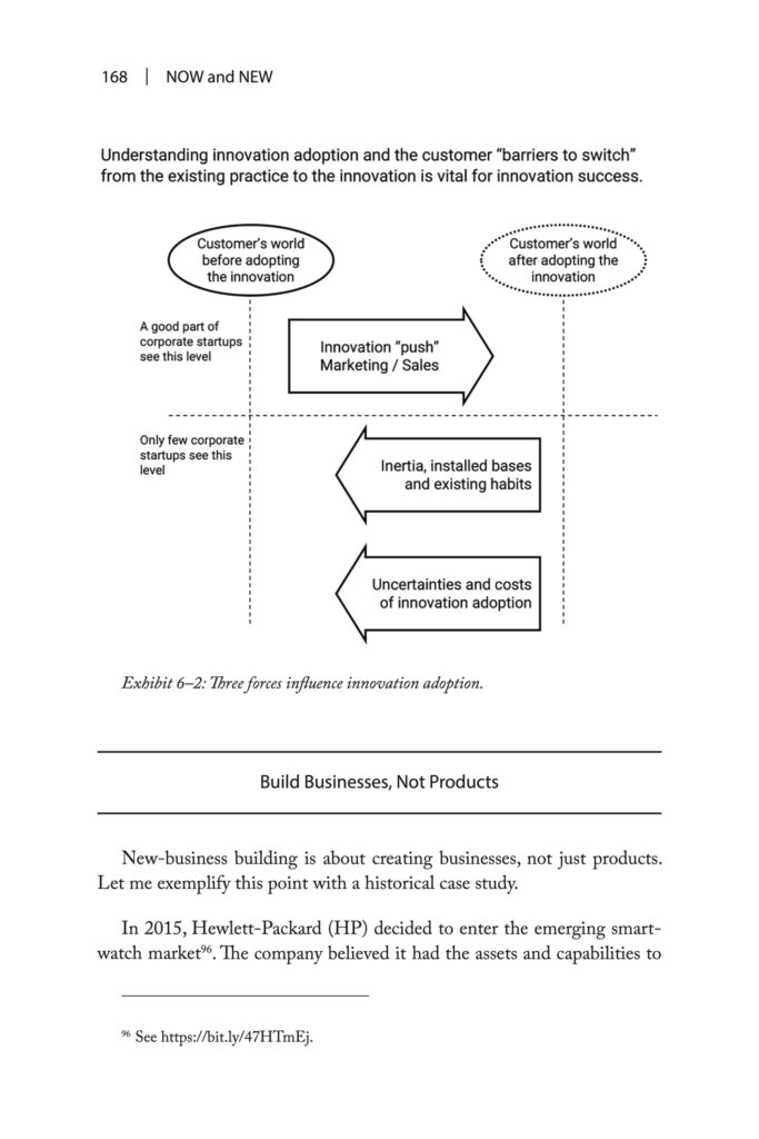 Three forces influence innovation adoption.